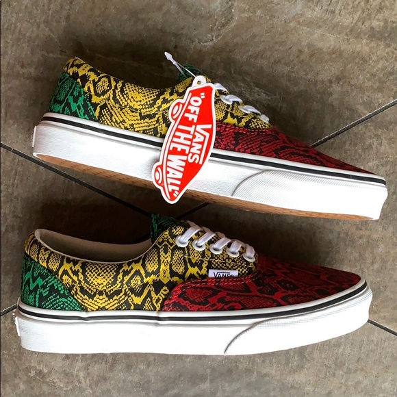 VANS ERA MULTI PYTHON Rasta/TrWht WMNS - Picture 15 of 16